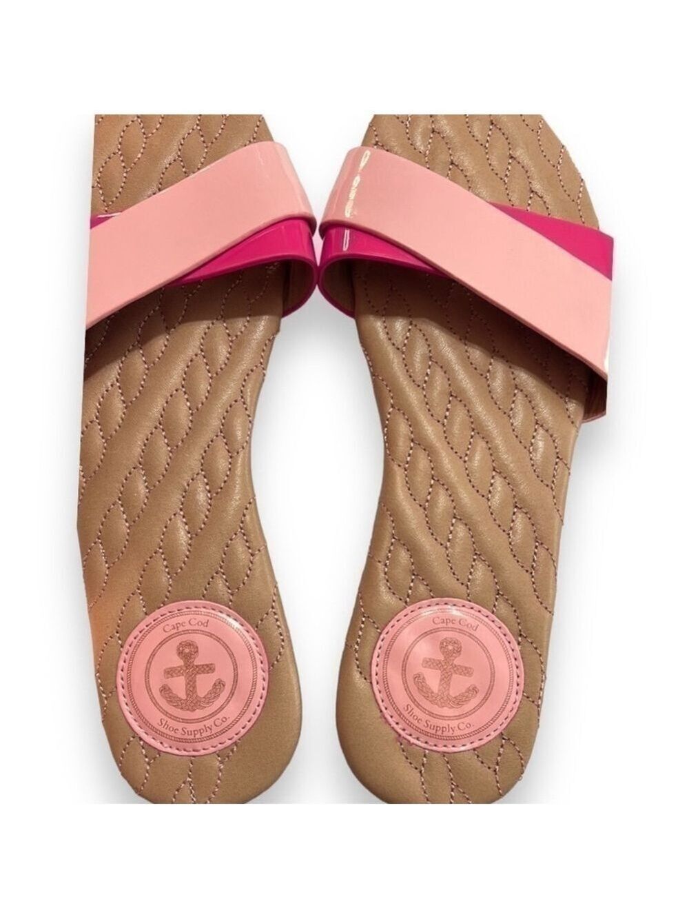 Cape Cod Shoe Supply Co. Pink Slides Sandals Women’s Size 9 - Picture 5 of 6